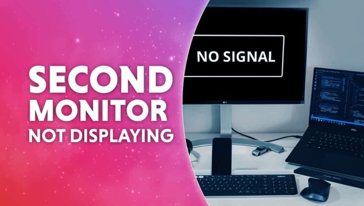 How to fix &lsquo;second monitor not displaying&rsquo; issue
